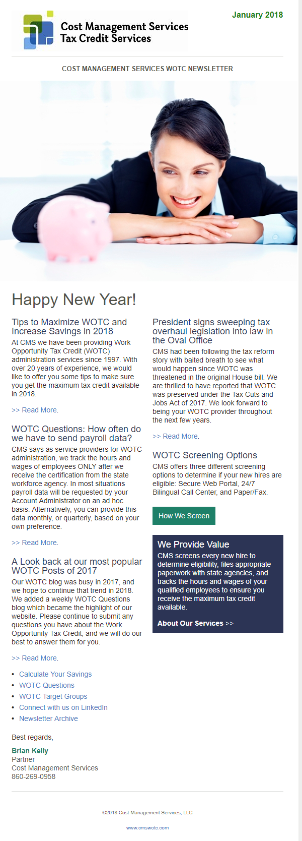 WOTC Newsletter January 2018