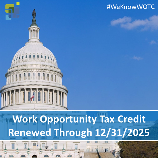 Work Opportunity Tax Credit Renewed 2025